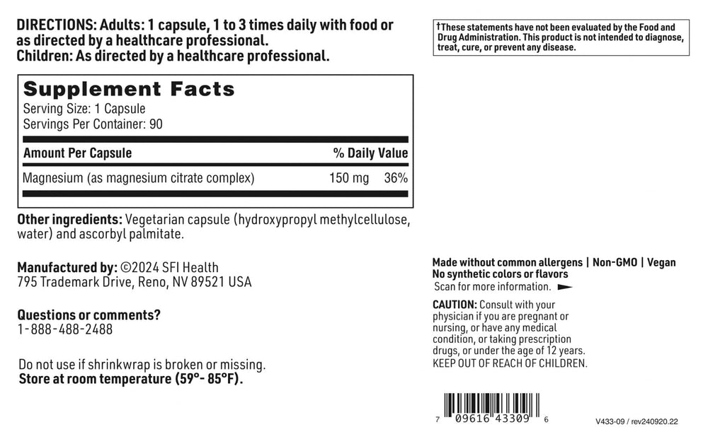 Graphic highlighting energy support benefits of magnesium citrate