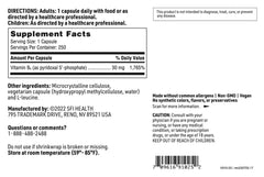 Hypoallergenic Klaire Labs bottle with allergen-free claim