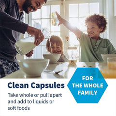 Bottle with capsules for digestive health support