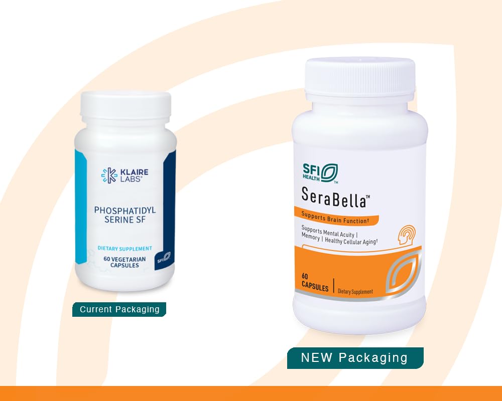 Sunflower-derived phosphatidylserine capsules (100 mg each)