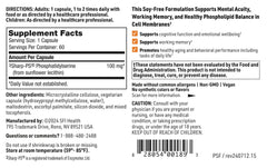 60 vegetarian capsules bottle featuring Klaire Labs branding