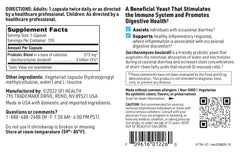 Allergen-free indicator on Klaire Labs SFI Saccharomyces boulardii probiotic