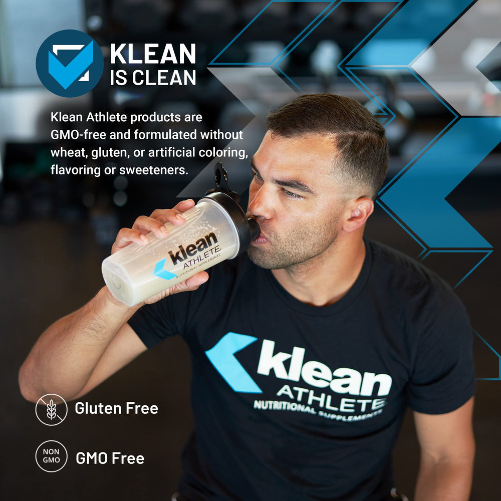 Klean Athlete Klean Isolate unflavored packaging blends into any drink