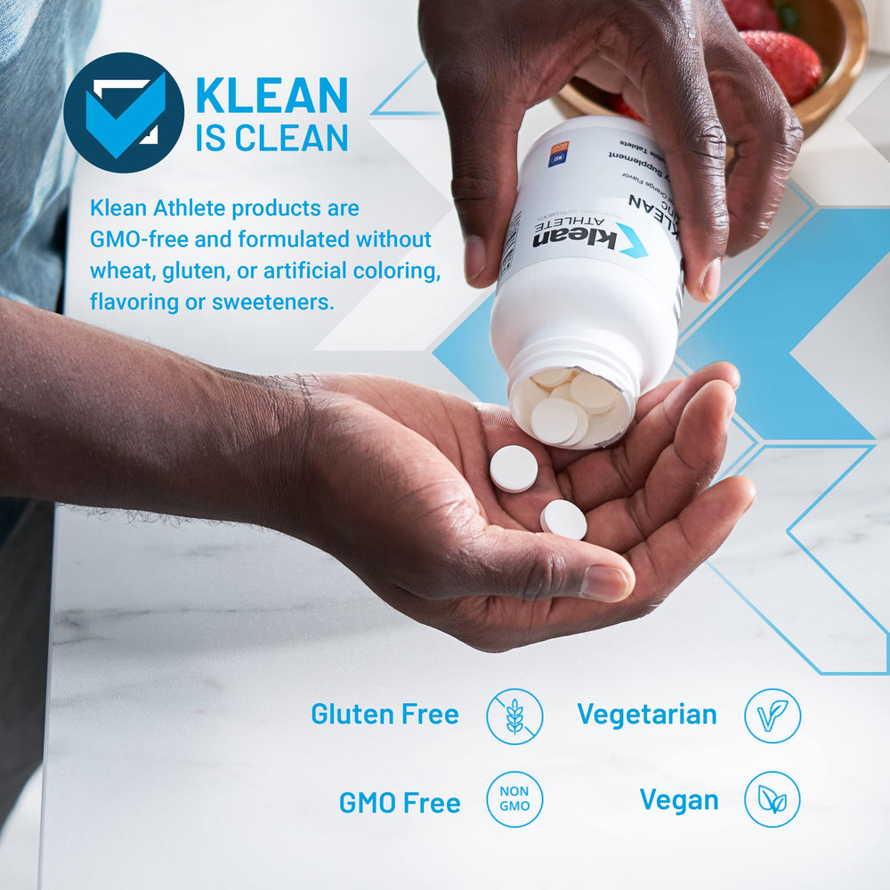 Klean Zinc label showing product details