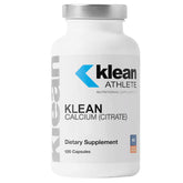 Klean Calcium Citrate bottle emphasizing bone density support