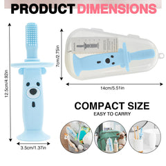 Safe rechargeable battery and easy-grip blue design for 9-36 months