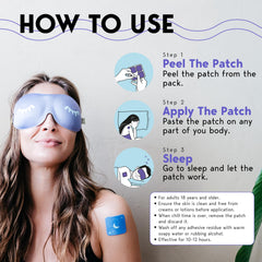Klova ZSleep Patches ingredients label on packaging