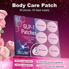 GLP-1 patch worn for 24 hours before replacement