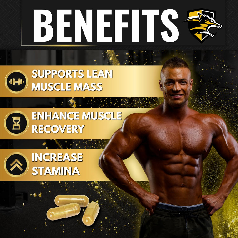 Knight Wolf Supps athlete in gym using Turkesterone for performance support