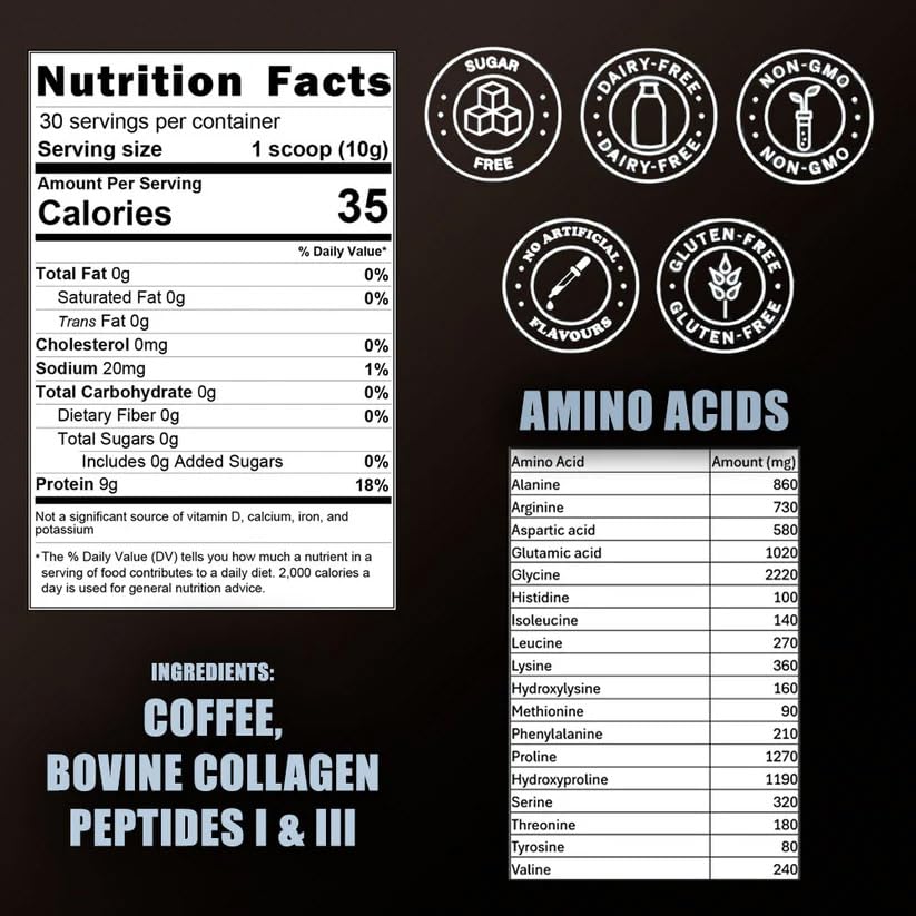 Hydrolyzed collagen peptides for joints, bones, and muscles