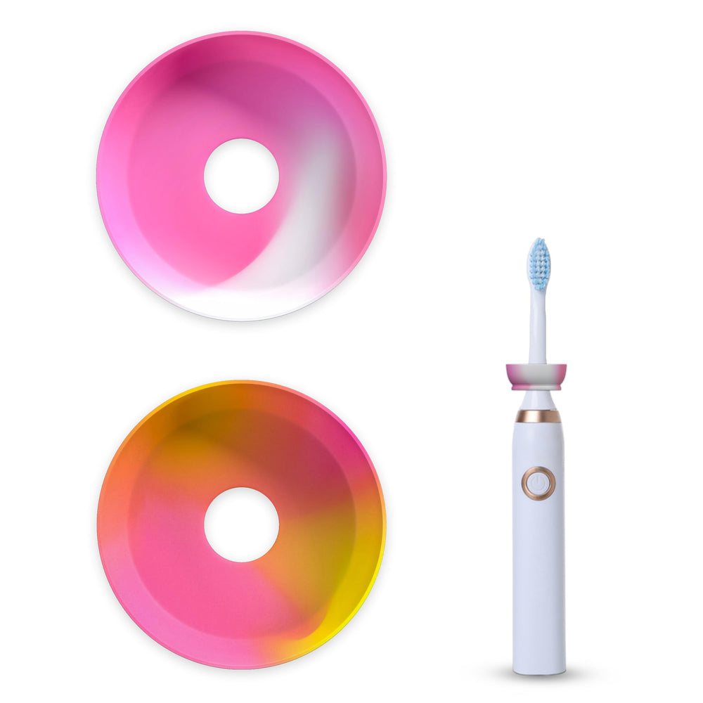 Koettco Drip Dodger attached to electric toothbrush charging base