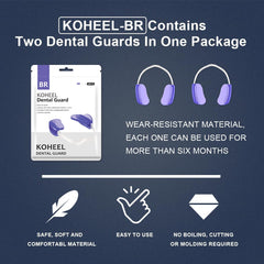 KOHEEL night guard in use during sleep