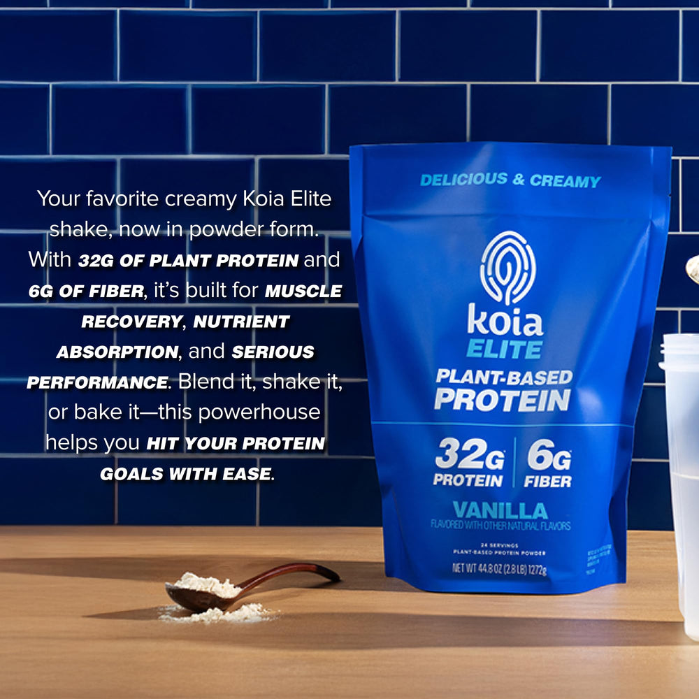 Koia Dairy-free Gluten-free Non-GMO label reinforces clean protein choices