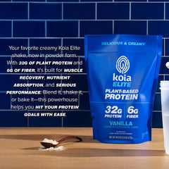 Koia Dairy-free Gluten-free Non-GMO label reinforces clean protein choices