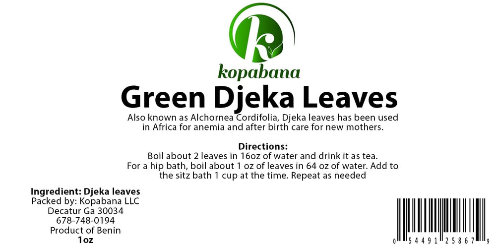 KOPABANA Djeka Leaves dry closeup showing natural texture and earthy aroma