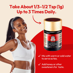 Vegan-friendly Panax ginseng energy booster