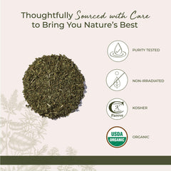 Kosher and Non-GMO certification seals