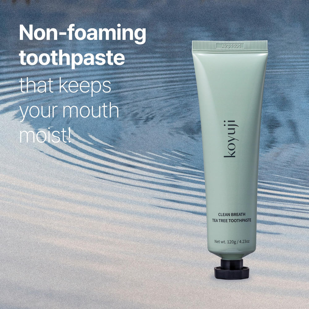 Koyuji Toothpaste label close-up