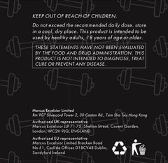 Ingredients panel for KP Creatine Monohydrate Gummies