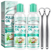 KPNEMA Coconut Mint Oil Pulling Mouthwash bottle front view