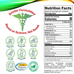 Krampade electrolytes powder packets ready for on-the-go hydration.