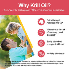 Krill Oil capsules showing no fishy aftertaste feature