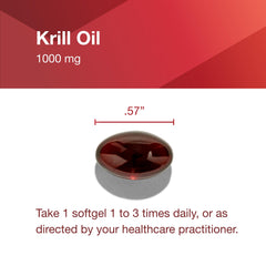 Nutrition facts and ingredients for Krill Oil 1000mg
