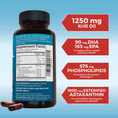 Close-up of krill oil capsules highlighting omega-3 EPA and DHA