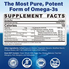 Close-up of krill oil softgels