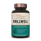 Live Conscious KrillWell bottle and 30-day supply