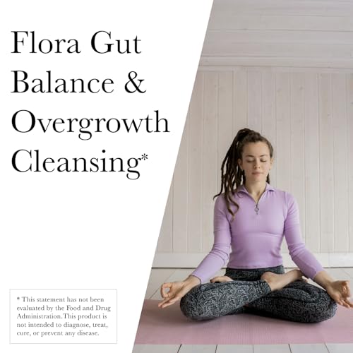 Bottle image highlighting gut flora balance