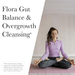 Bottle image highlighting gut flora balance