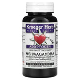 Kroeger Herbs Ashwagandha bottle with 60 capsules