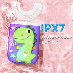 Replacement toothbrush head included with KRX Kids toothbrush