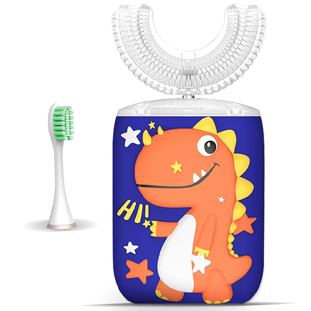 KRX Kids Electric Toothbrush Orange front view