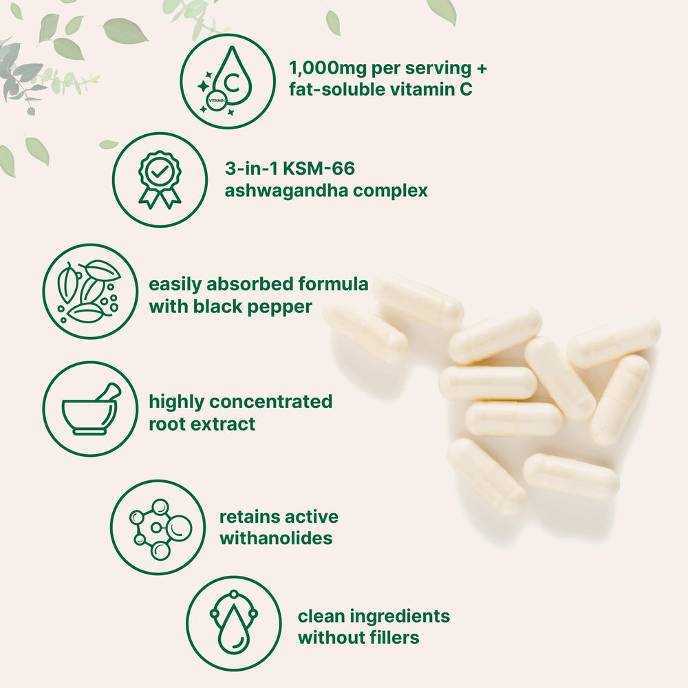 Ashwagandha root extract standardized to 5% withanolides