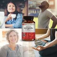 Bottle of KSM-66 Ashwagandha with 5% Withanolides text