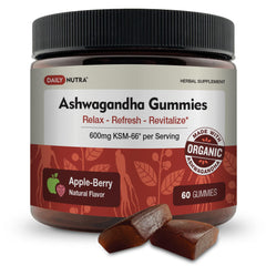 KSM-66 Ashwagandha Gummies packaging 60-count bottle