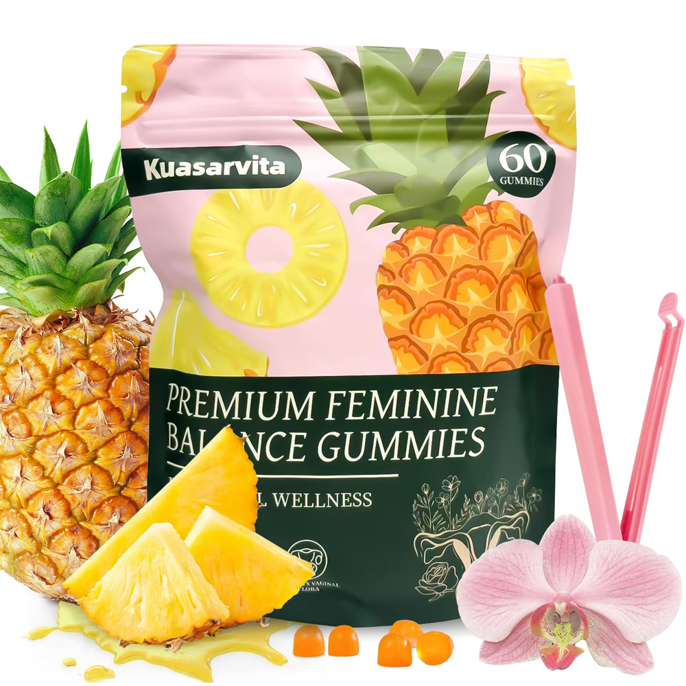 Kuasarvita Vaginal Probiotics Gummies bottle with 60 gummies