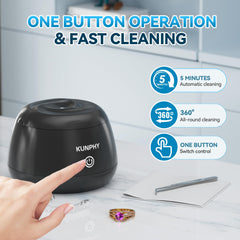 User applying cleaning tablets with the cleaner for deep cleaning