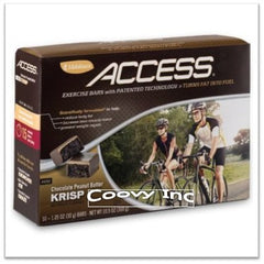 Kurniso Access Exercise Bars chocolate peanut butter krisp bar offer sustained energy for workouts