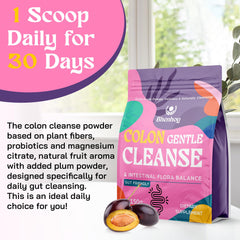 Kusofft Colon Gentle Cleanse usage steps suggest a simple daily routine
