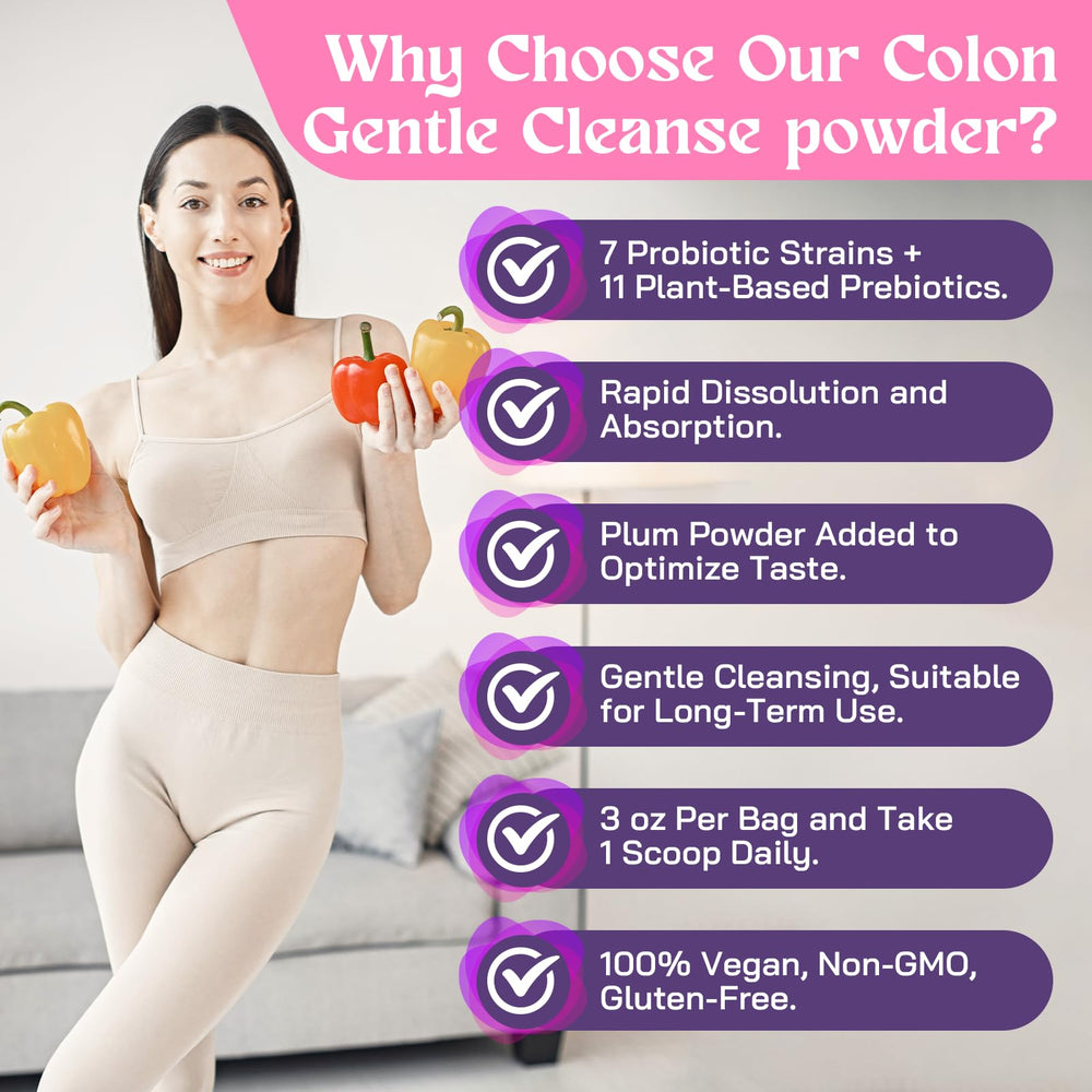 Kusofft Colon Gentle Cleanse powder pour shows smooth mixability