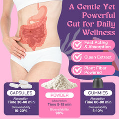 Kusofft Colon Gentle Cleanse probiotic bottle features seven strains