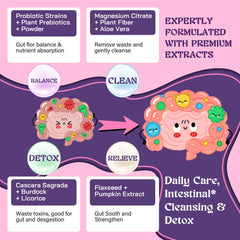 Kusofft Colon Gentle Cleanse psyllium husk highlights high fiber