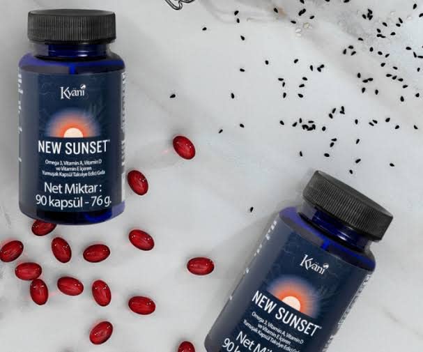 Kyani Sunset 30 Day Omega-3 bottle front view