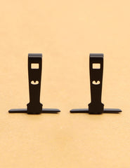 Close-up of stainless steel core and PC coating on replacement wicket