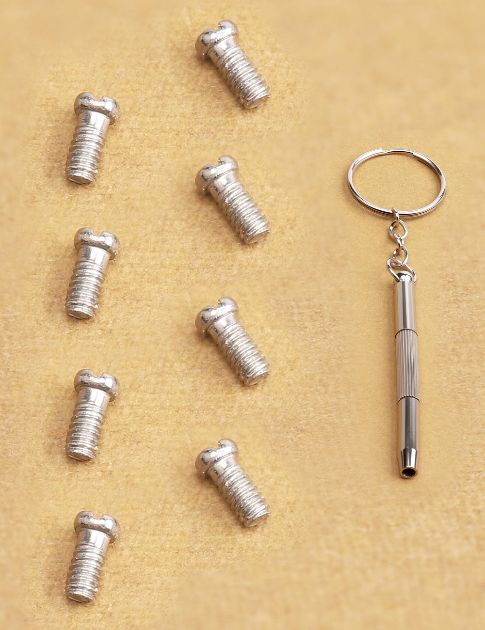 Screwdriver with ergonomic non-slip hex grip included in Kygear kit