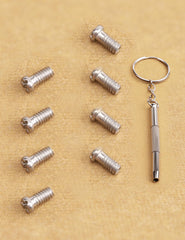 Kygear compact eyewear repair kit case with organized screws
