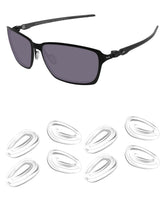 Kygear clear silicone nose pads for Oakley Crosshair sunglasses (4-pack)